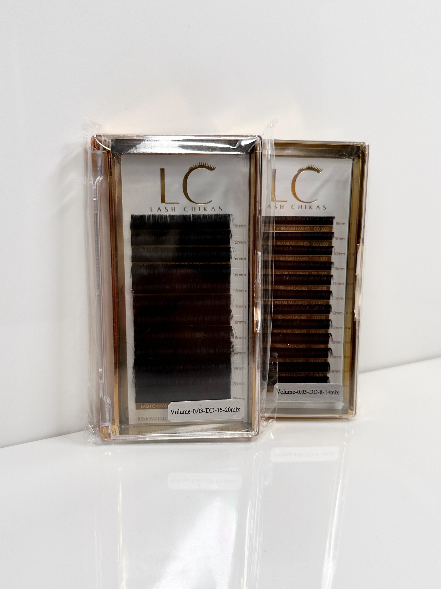 Lash Chikas 0.03 DD Curl Premium Volume Lash Tray